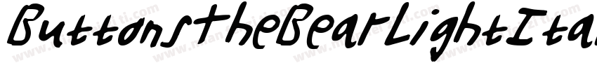ButtonsTheBearLightItalic-Wn4A字体转换