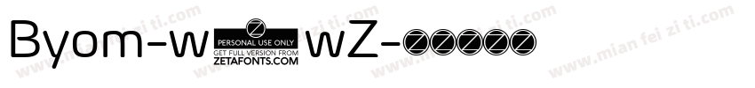 Byom-w5wZ字体转换