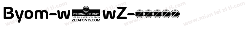 Byom-w5wZ字体转换