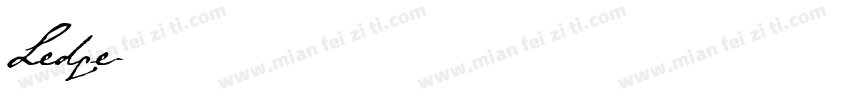 Ledge字体转换