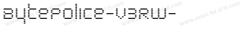 BytePolice-V3Rw字体转换