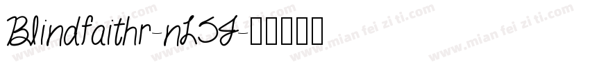 Blindfaithr-nL5J字体转换