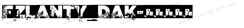 FZLANTY_DAK字体转换
