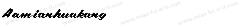 Aamianhuakang字体转换