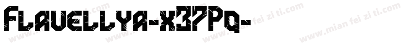 Flavellya-x37Pq字体转换