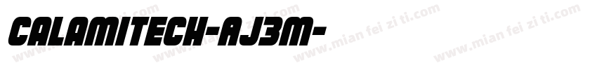 Calamitech-Aj3m字体转换