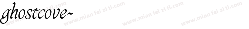 ghostcove字体转换