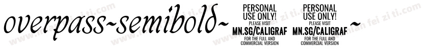 overpass-semibold-14字体转换