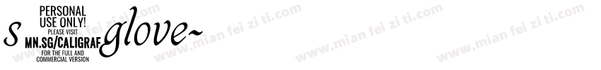 s2glove字体转换
