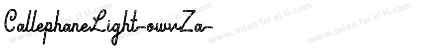 CallephaneLight-owvZa字体转换