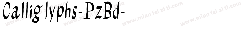 Calliglyphs-PzBd字体转换