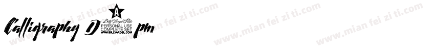 Calligraphy-D4pm字体转换