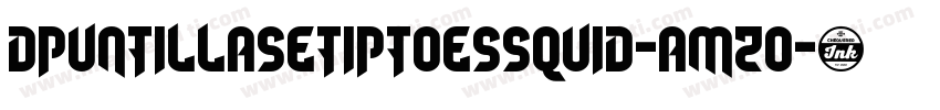 DPuntillasETiptoesSquid-aMZo字体转换