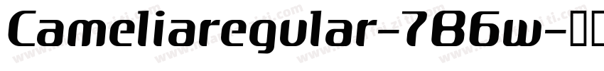 Cameliaregular-7B6w字体转换