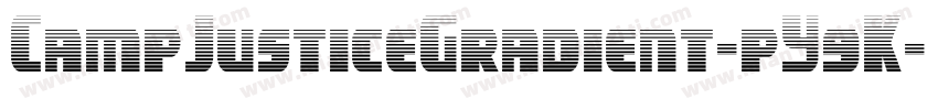 CampJusticeGradient-pY9K字体转换