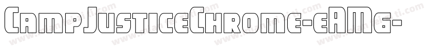 CampJusticeChrome-eAM6字体转换
