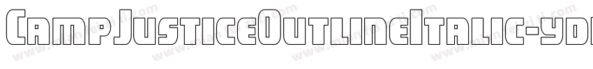 CampJusticeOutlineItalic-yd0m字体转换