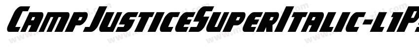 CampJusticeSuperItalic-l1P5字体转换