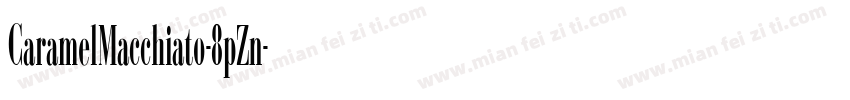 CaramelMacchiato-8pZn字体转换