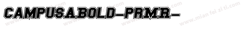 CampusABold-prMR字体转换