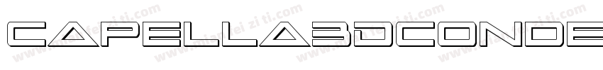 Capella3DCondensedItalic-Y2oL字体转换
