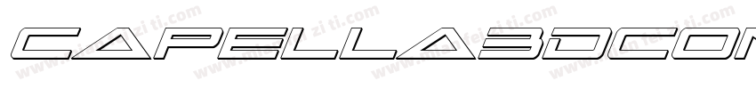 Capella3DCondensedItalic-Y2oL字体转换