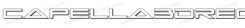 Capella3DRegular-KxYe字体转换