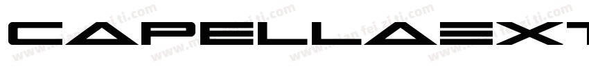 CapellaExtraCondensed-RR7E字体转换