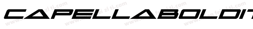 CapellaBoldItalic-l3zw字体转换
