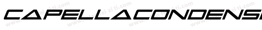 CapellaCondensed字体转换