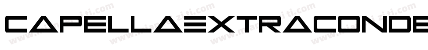 CapellaExtraCondensed-RR7E字体转换