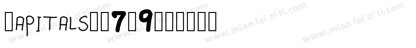 Capitals-07E9字体转换