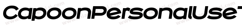 CapoonPersonalUseThinItalic-dEVK字体转换