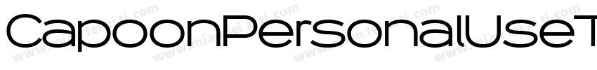 CapoonPersonalUseThinItalic-dEVK字体转换