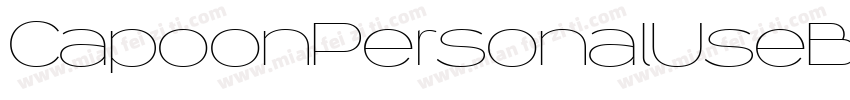 CapoonPersonalUseBlackItalic-r9q7字体转换