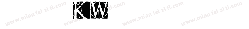 华仪中黑kw字体转换