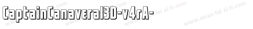 CaptainCanaveral3D-v4rA字体转换