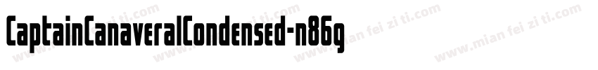 CaptainCanaveralCondensed-n86g字体转换