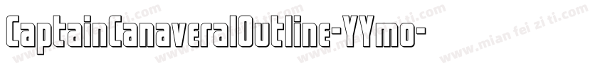 CaptainCanaveralOutline-YYmo字体转换