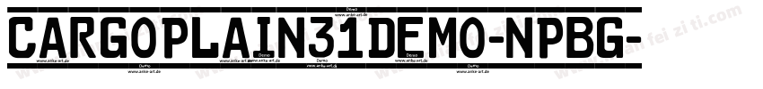 CarGoPlain31Demo-npBg字体转换