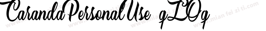 CarandaPersonalUse-qLOq字体转换