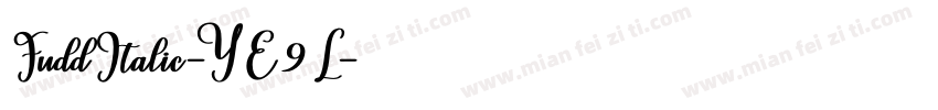 FuddItalic-YE9L字体转换