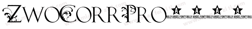 ZwoCorrPro字体转换