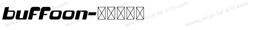 buffoon字体转换