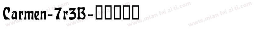 Carmen-7r3B字体转换