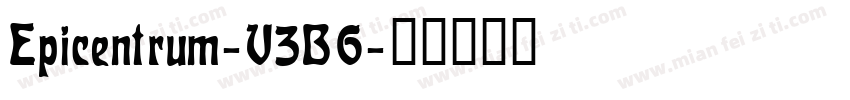 Epicentrum-V3B6字体转换