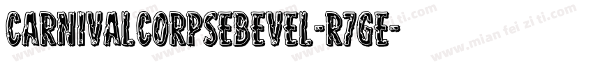 CarnivalCorpseBevel-R7ge字体转换