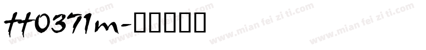 tt0371m字体转换