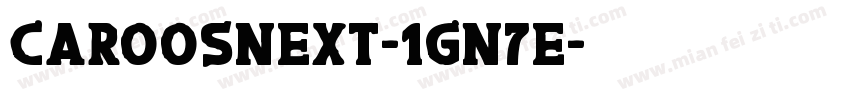 CaroosNext-1Gn7e字体转换