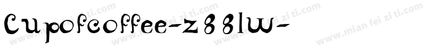 Cupofcoffee-z88lw字体转换